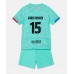 Barcelona Andreas Christensen #15 Dětské Oblečení 3rd Dres 2023-24 Krátkým Rukávem (+ trenýrky)